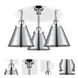 Ballston Urban 3 Light 19.75 inch Polished Chrome Flush Mount Ceiling Light