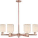 Arcadia Hadley 6 Light 34.25 inch Antique Copper Chandelier Ceiling Light