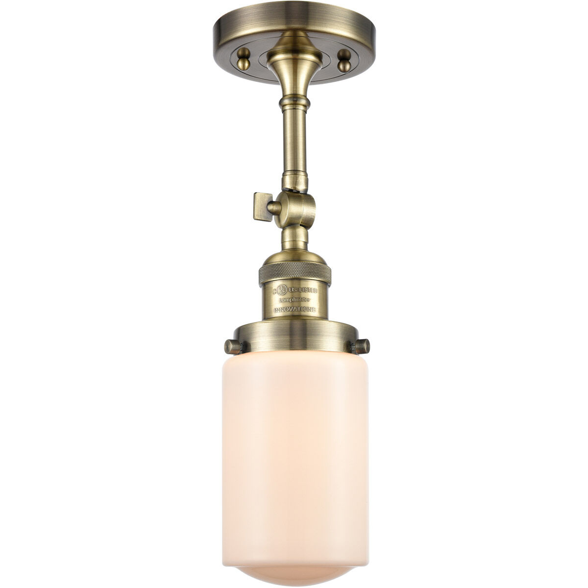 Franklin Restoration Dover LED 5 inch Antique Brass Sconce Wall Light in Matte White Glass, Franklin Restoration