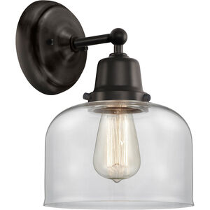 Aditi Large Bell LED 8 inch Matte Black Sconce Wall Light, Aditi