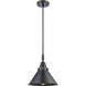 Downtown Urban Briarcliff 1 Light 10 inch Matte Black Mini Pendant Ceiling Light