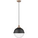 Hampden 1 Light 13 inch Antique Copper Mini Pendant Ceiling Light
