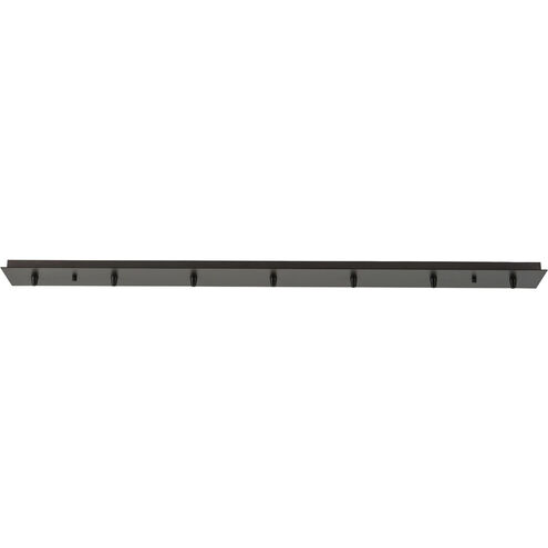 Custom Cord Oil Rubbed Bronze Multi Port Canopy, Rectangular