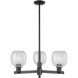 Arcadia Belfast 3 Light 27.75 inch Matte Black Chandelier Ceiling Light