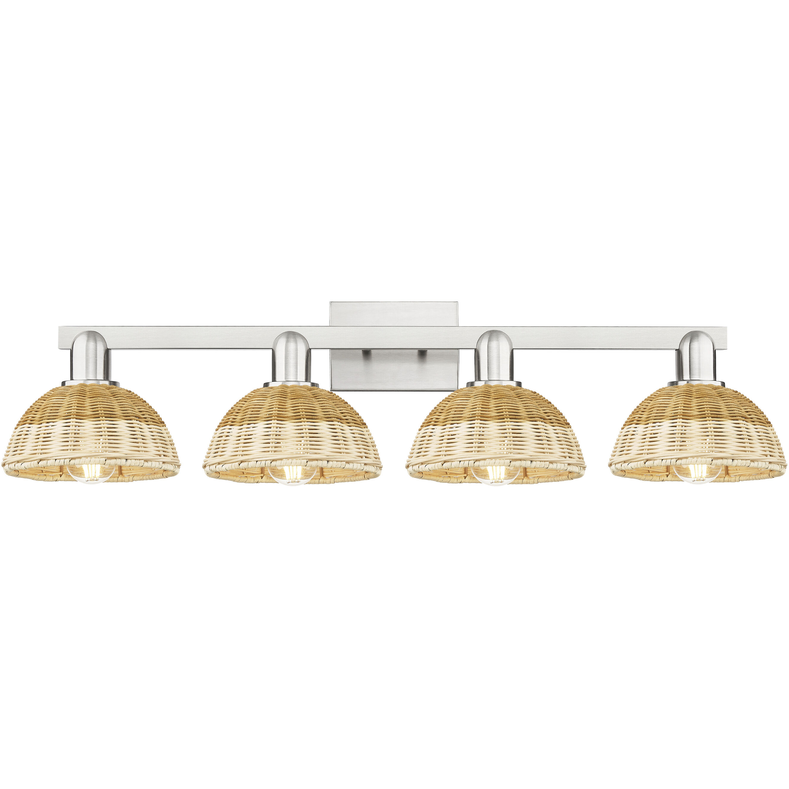 Natural Ballston Dome 4 Light 36.00 inch Bathroom Vanity Light