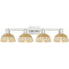 Natural Ballston Dome 4 Light 36.00 inch Bathroom Vanity Light