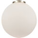 Franklin Restoration Beacon LED 18 inch Antique Copper Pendant Ceiling Light in Matte White