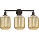 Edison Preston 3 Light 24.75 inch Oil Rubbed Bronze Bath Vanity Light Wall Light in Mercury