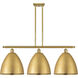 Ballston Dome LED 38.5 inch Satin Gold Island Light Ceiling Light
