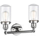 Franklin Restoration Dover LED 14 inch Polished Chrome Bath Vanity Light Wall Light in Clear Glass, Franklin Restoration