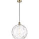 Ballston Athens Water Glass LED 13.75 inch Antique Brass Pendant Ceiling Light