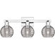 Athens Deco Swirl 3 Light 26 inch Polished Chrome Bath Vanity Light Wall Light