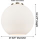 Ballston Athens 1 Light 17.75 inch Satin Gold Pendant Ceiling Light in Incandescent, Matte White