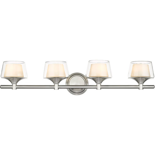 Laguna 4 Light 33 inch Satin Nickel Bath Vanity Light Wall Light in Incandescent