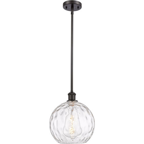 Ballston Athens Water Glass 1 Light 10 inch Oil Rubbed Bronze Mini Pendant Ceiling Light