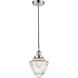 Edison Bullet LED 8 inch Polished Chrome Mini Pendant Ceiling Light