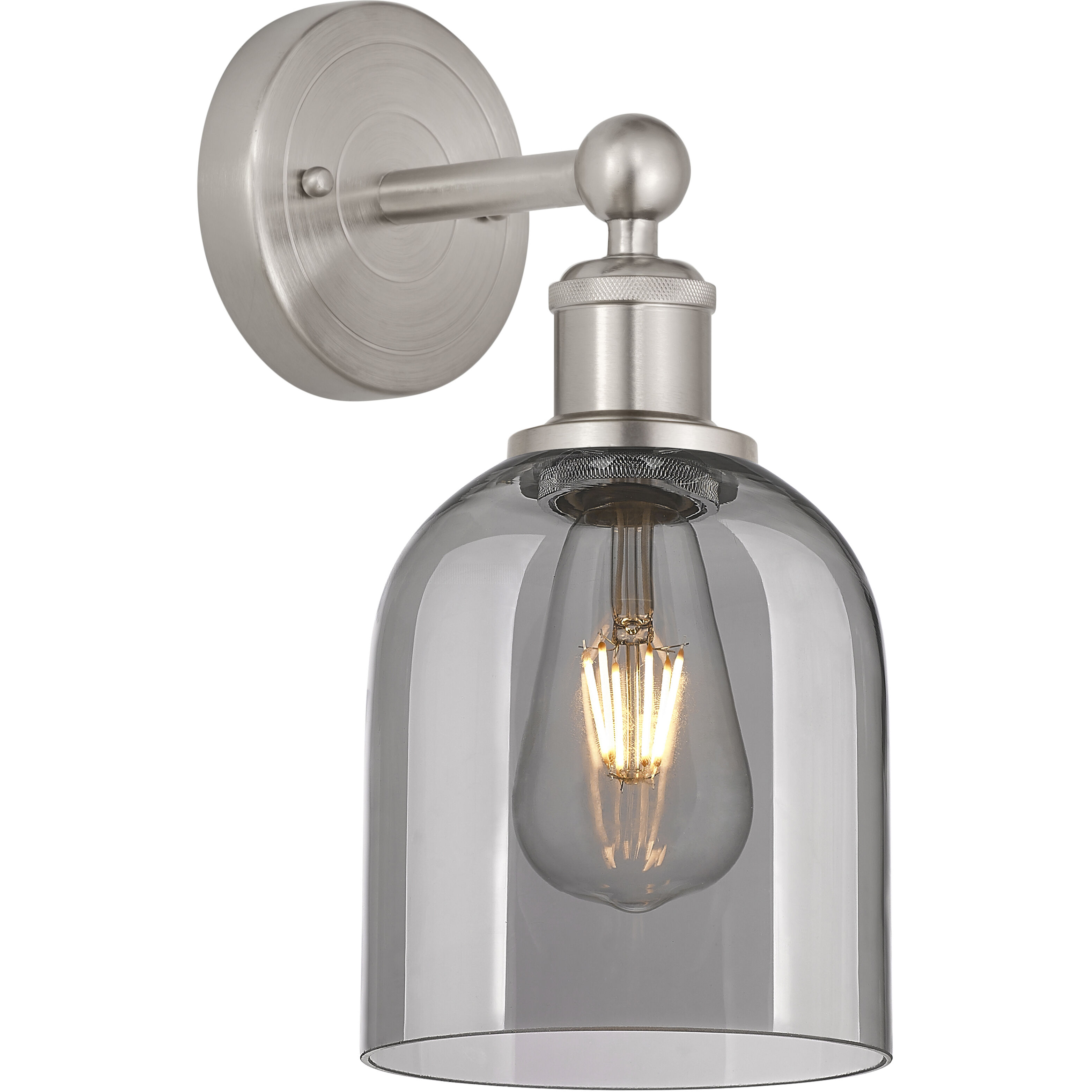 Edison Bella 1 Light 5.5 inch Polished Nickel Sconce Wall Light
