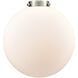 Franklin Restoration Beacon 1 Light 12 inch Brushed Brass Mini Pendant Ceiling Light in Incandescent, Matte White, Franklin Restoration