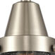 Franklin Restoration Caden 1 Light 8 inch Brushed Satin Nickel Flush Mount Ceiling Light in Seedy Glass
