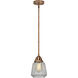 Nouveau 2 Chatham 1 Light 6 inch Antique Copper Mini Pendant Ceiling Light in Incandescent, Clear