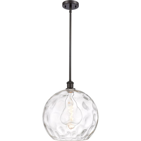 Ballston Athens Water Glass 1 Light 14 inch Oil Rubbed Bronze Pendant Ceiling Light
