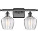 Ballston Norfolk LED 16 inch Oil Rubbed Bronze Bath Vanity Light Wall Light in Clear Glass