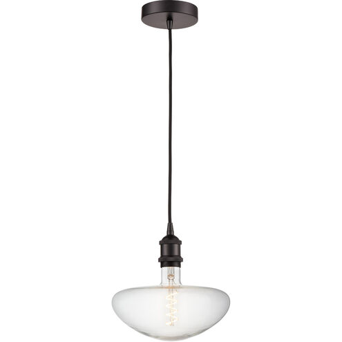 Ballston Edison LED 9.83 inch Oil Rubbed Bronze Mini Pendant Ceiling Light, Ballston