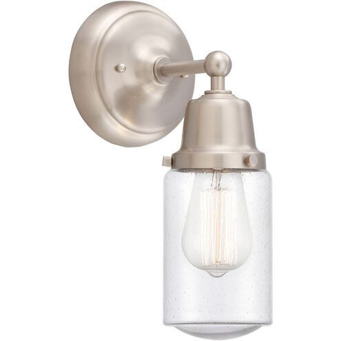 Aditi Dover 1 Light 4.5 inch Brushed Satin Nickel Sconce Wall Light, Aditi