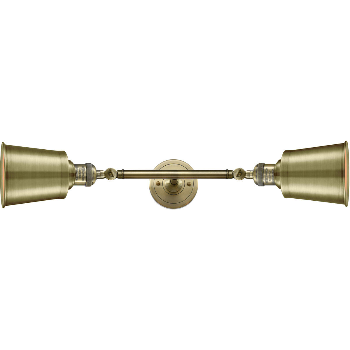 Franklin Restoration Addison LED 16 inch Antique Brass Bath Vanity Light Wall Light, Franklin Restoration