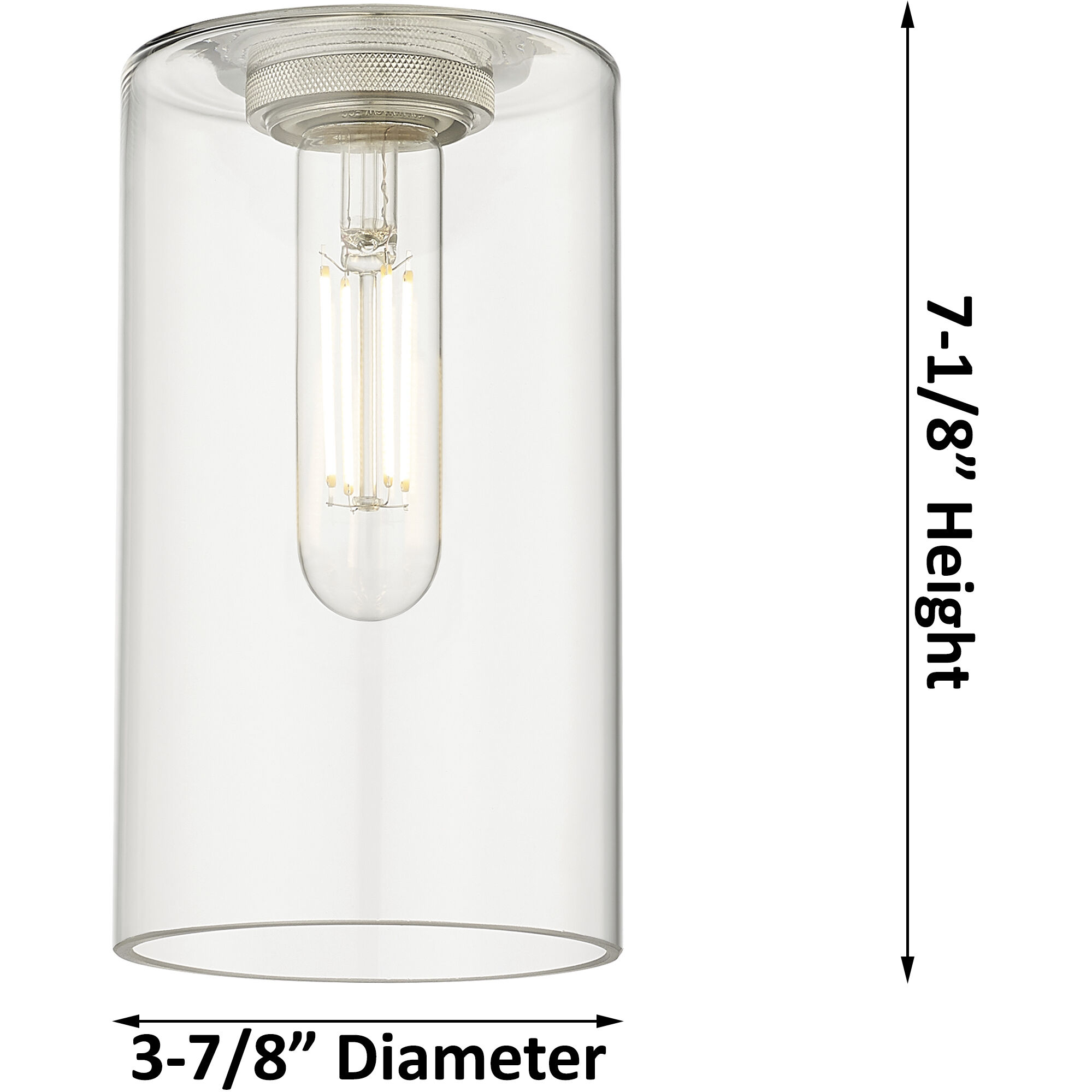 Downtown Urban Crown Point 3 Light 23.88 inch Matte Black Bath Vanity Light Wall Light in Mercury