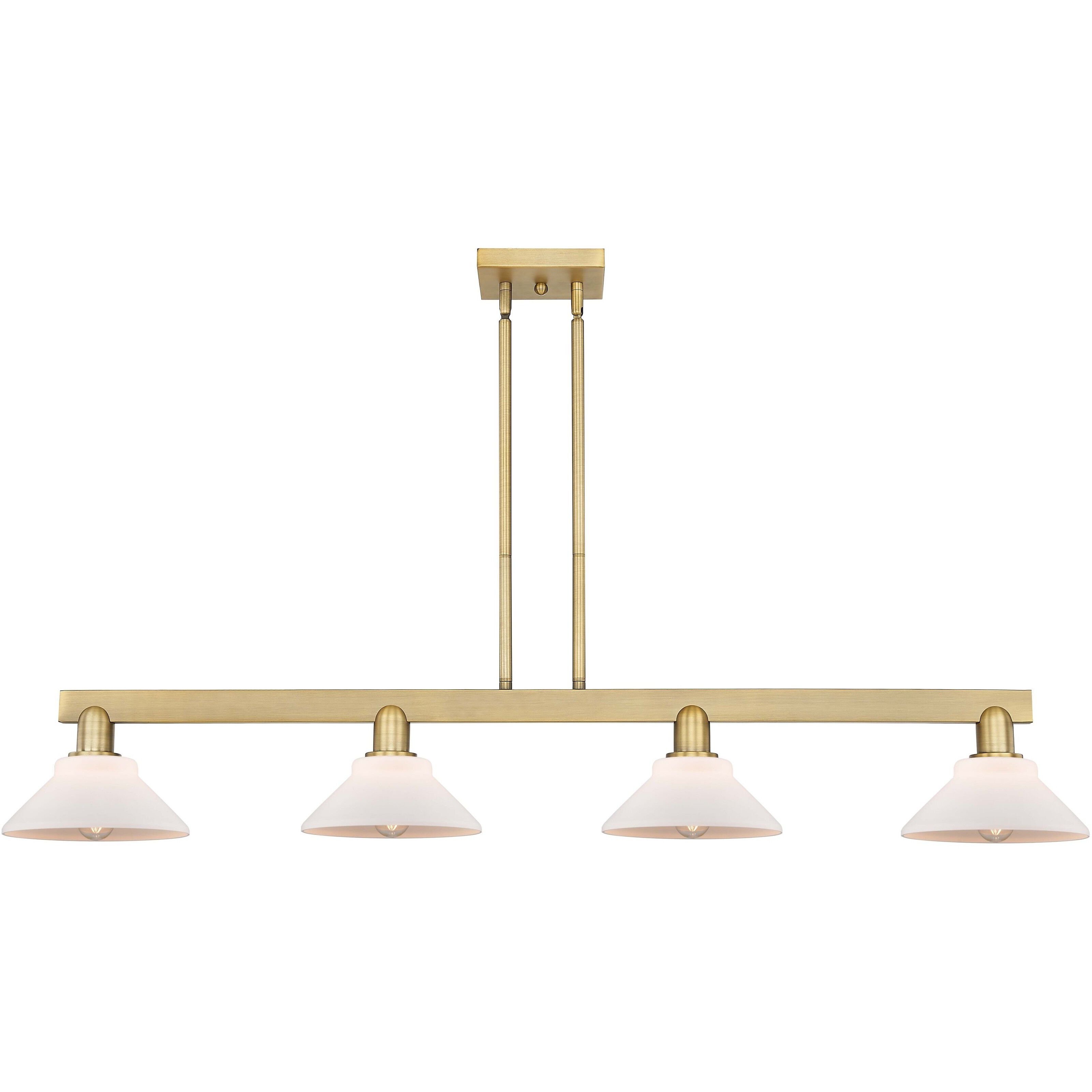 Arcadia Orwell Island Light Ceiling Light in Brushed Brass