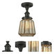 Chatham 1 Light 6.5 inch Oil Rubbed Bronze Semi-Flush Mount Ceiling Light