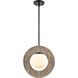 Maverick 1 Light 14.13 inch Matte Black Pendant Ceiling Light