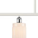Ballston Hadley LED 48 inch White and Polished Chrome Island Light Ceiling Light in Matte White Glass, Ballston