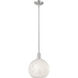Arcadia White Mouchette 1 Light 10.00 inch Mini Pendant