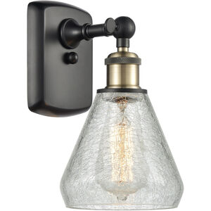 Ballston Conesus LED 6 inch Black Antique Brass Sconce Wall Light, Ballston