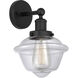 Oxford 1 Light 6.5 inch Matte Black Sconce Wall Light
