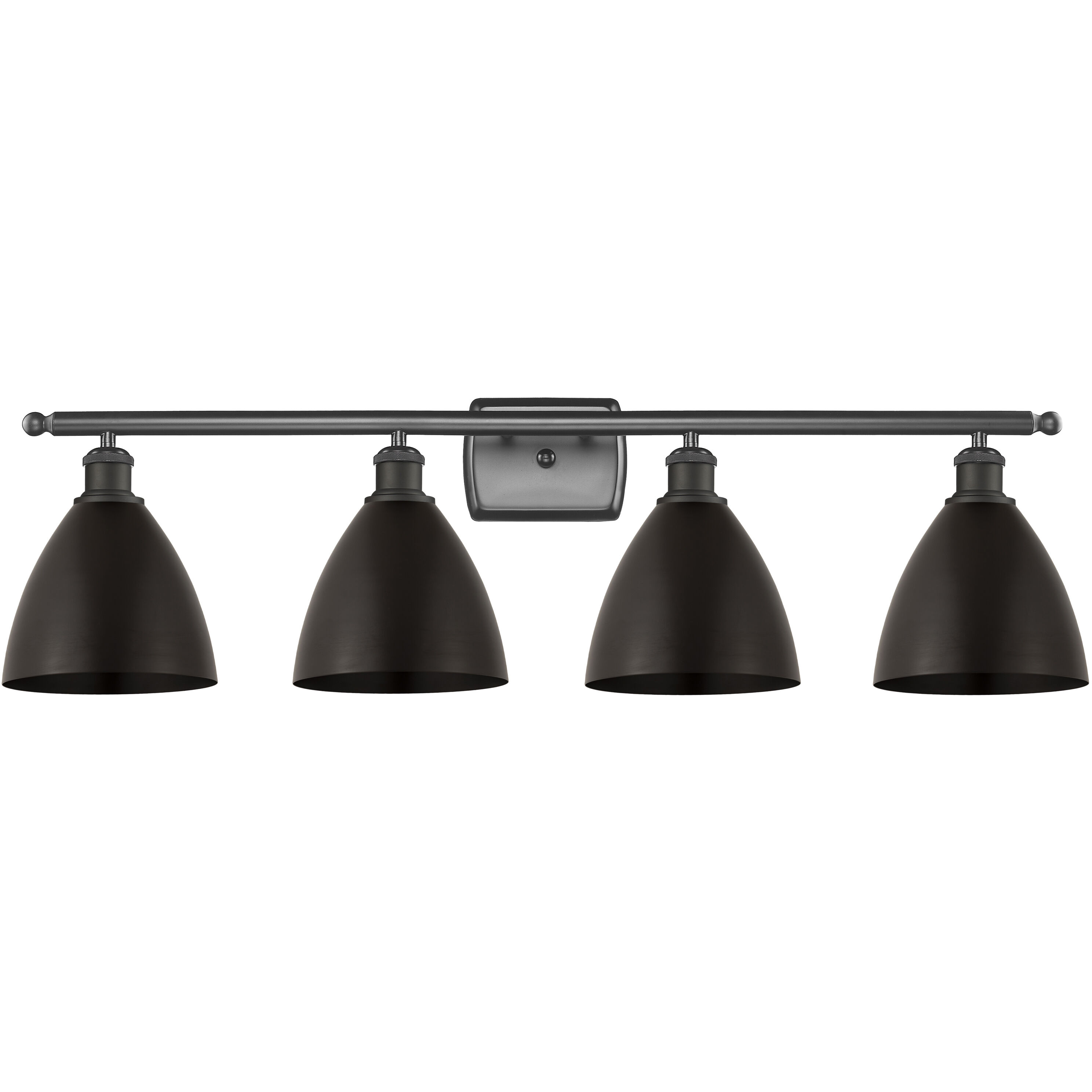 Ballston Dome 4 Light 38 inch Oil Rubbed Bronze Bath Vanity Light Wall Light