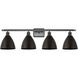Ballston Dome 4 Light 38 inch Oil Rubbed Bronze Bath Vanity Light Wall Light