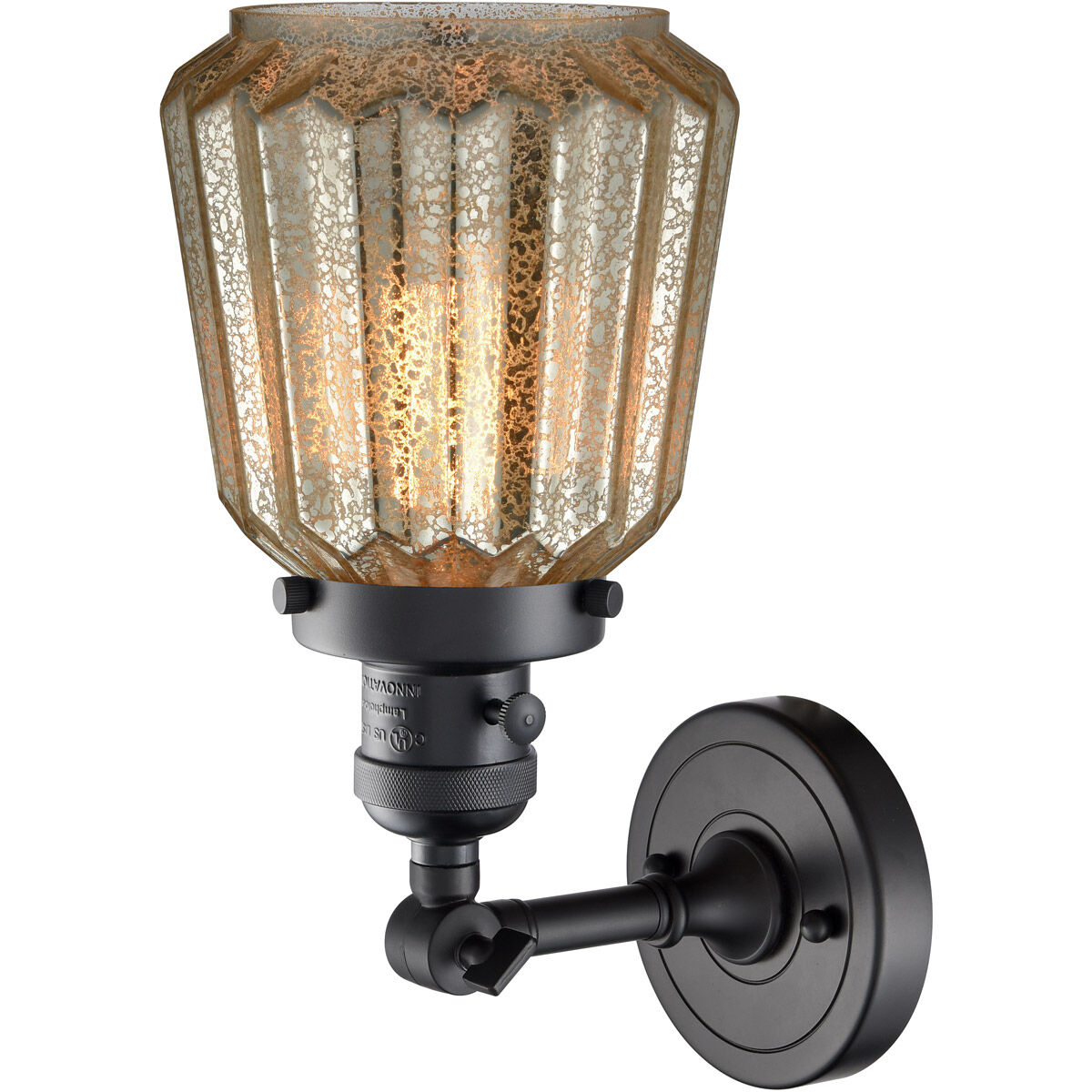 Franklin Restoration Chatham LED 6 inch Matte Black Sconce Wall Light, Franklin Restoration