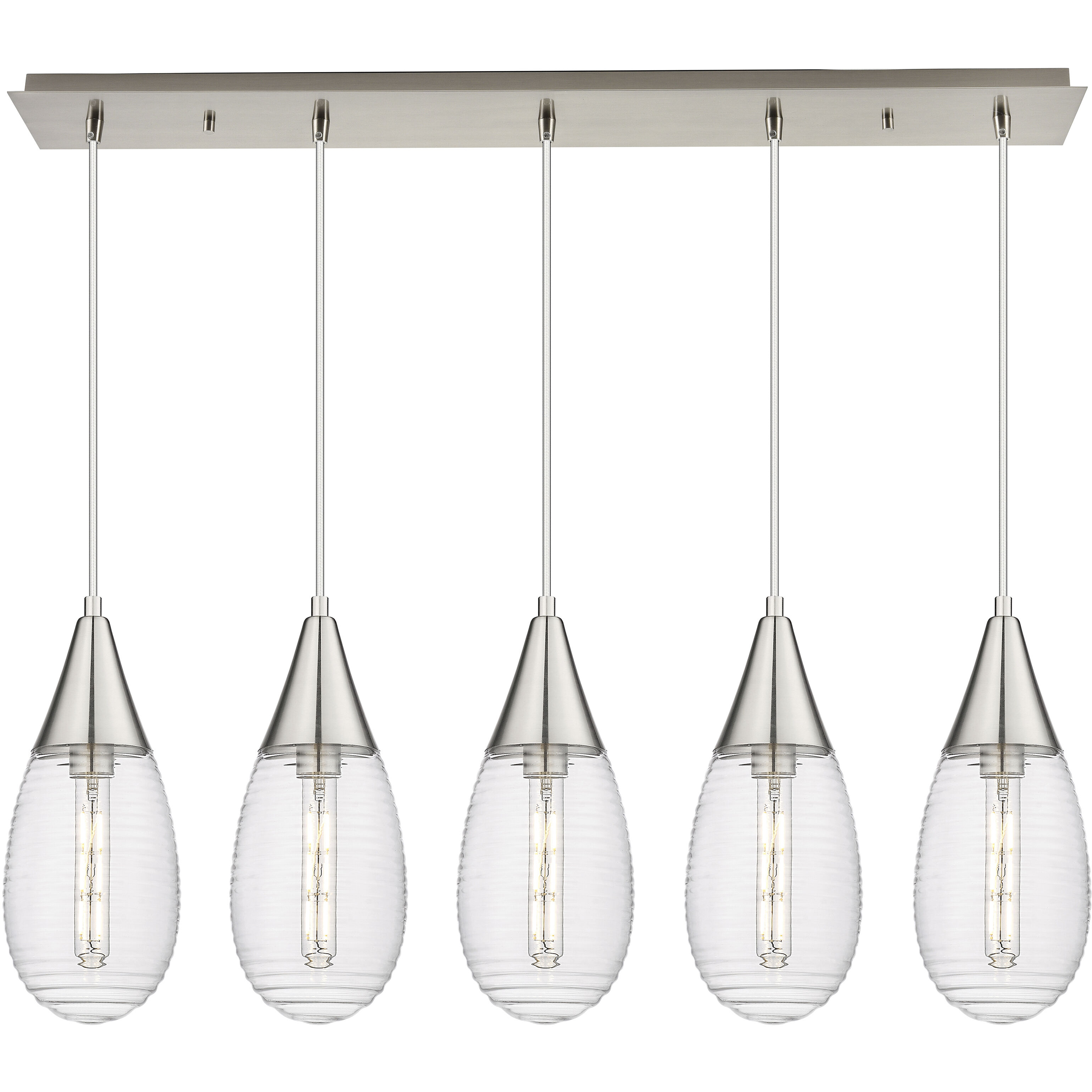 Malone 5 Light 37.75 inch Island Light