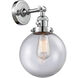 Franklin Restoration Large Beacon LED 8 inch Polished Chrome Sconce Wall Light, Franklin Restoration