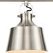 Auralume Provin LED 35.5 inch Brushed Satin Nickel Island Light Ceiling Light