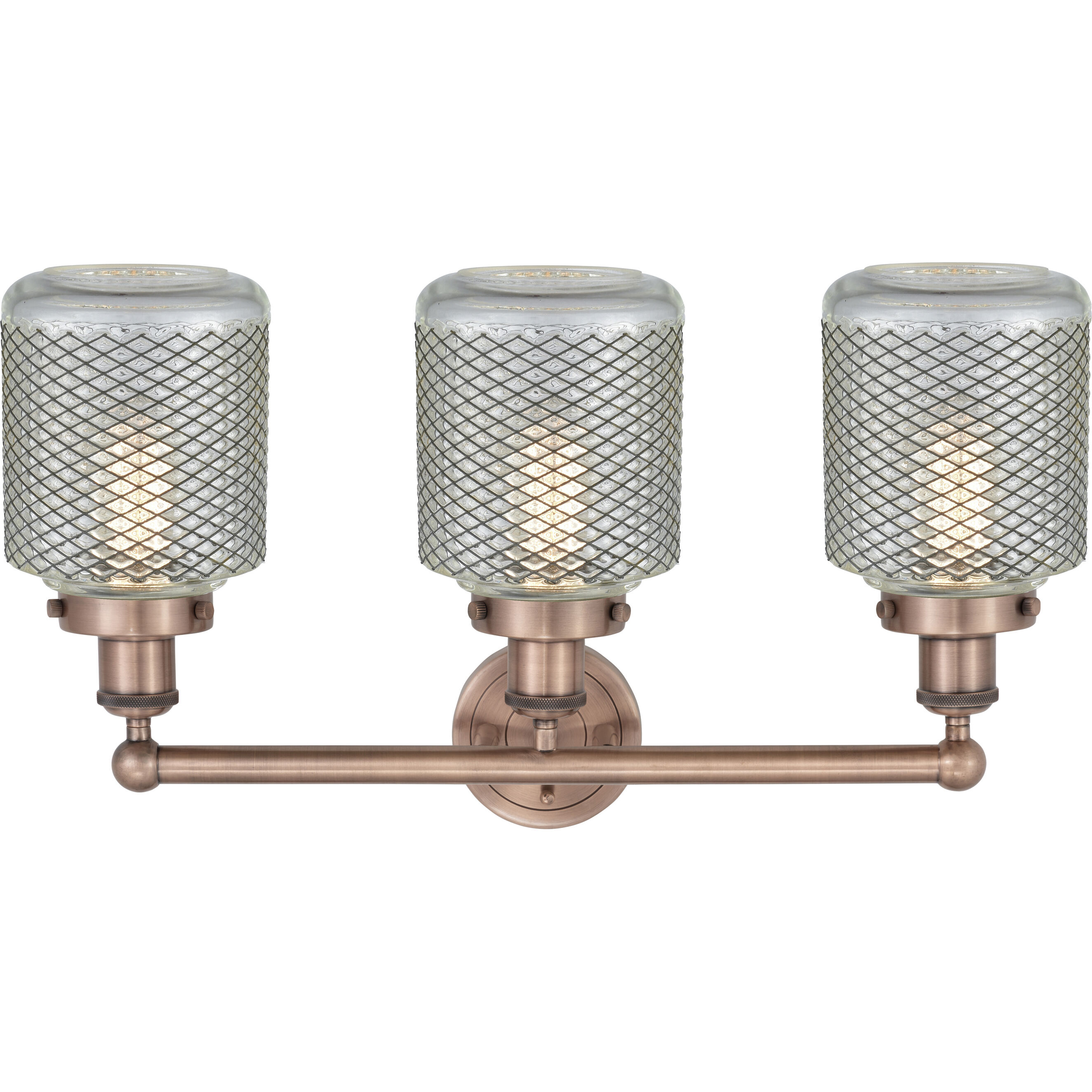 Stanton 3 Light 24 inch Antique Copper Bath Vanity Light Wall Light