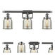 Small Bell LED 26 inch Polished Chrome Bath Vanity Light Wall Light, Ballston