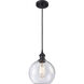 Ballston Athens LED 8 inch Matte Black Mini Pendant Ceiling Light, Ballston