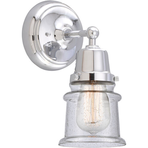 Aditi Small Canton 1 Light 5.25 inch Polished Chrome Sconce Wall Light, Aditi