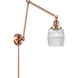 Colton 30 inch 60.00 watt Antique Copper Swing Arm Wall Light, Franklin Restoration