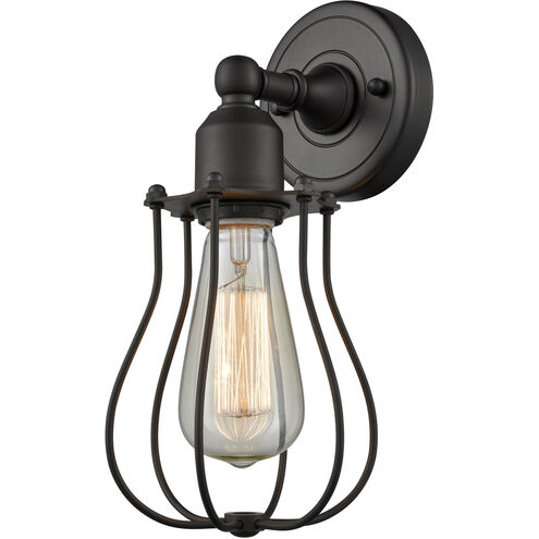 Austere Muselet 1 Light 6 inch Oil Rubbed Bronze Sconce Wall Light in Incandescent, Austere