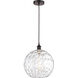 Edison Athens Water Glass 1 Light 12 inch Oil Rubbed Bronze Mini Pendant Ceiling Light